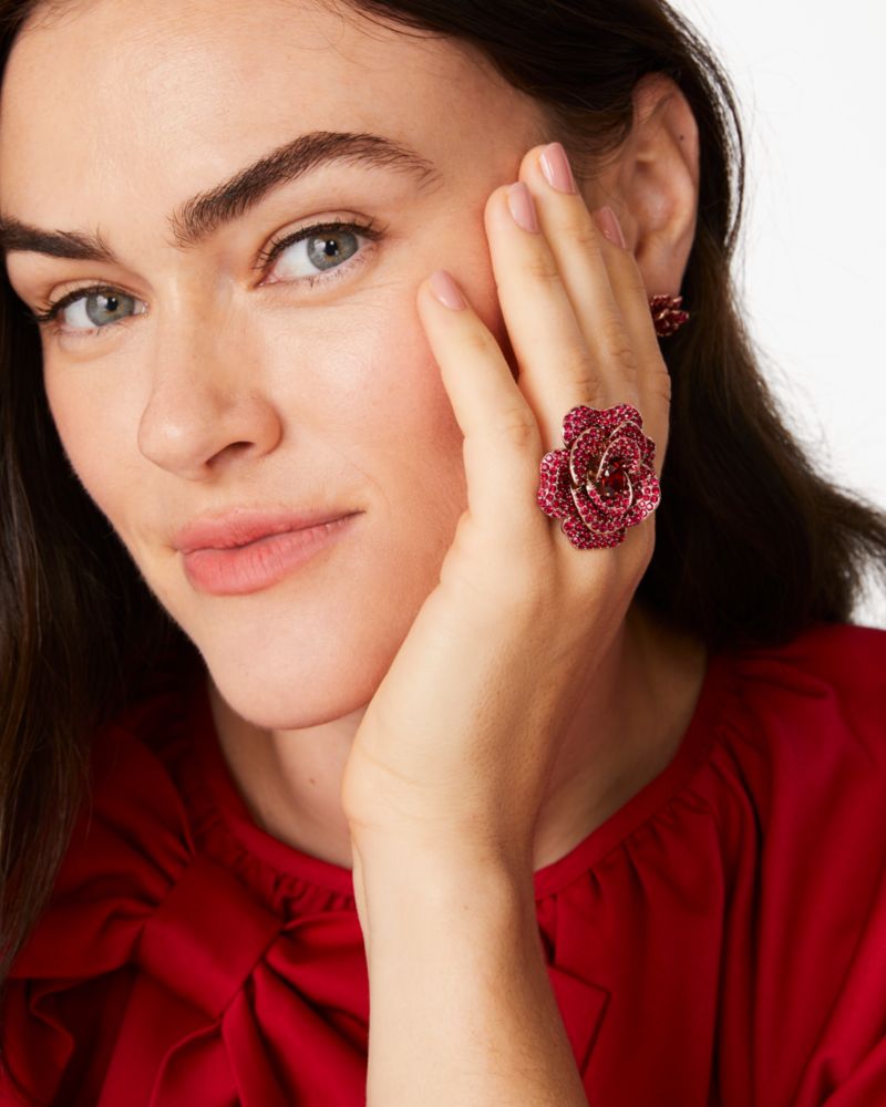 Kate spade hot sale flower ring