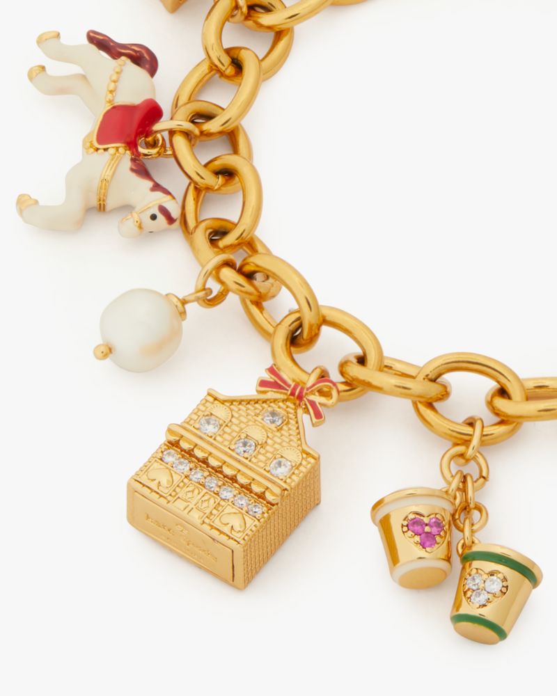 Kate Spade,Winter Wonderland Charm Bracelet,Multi