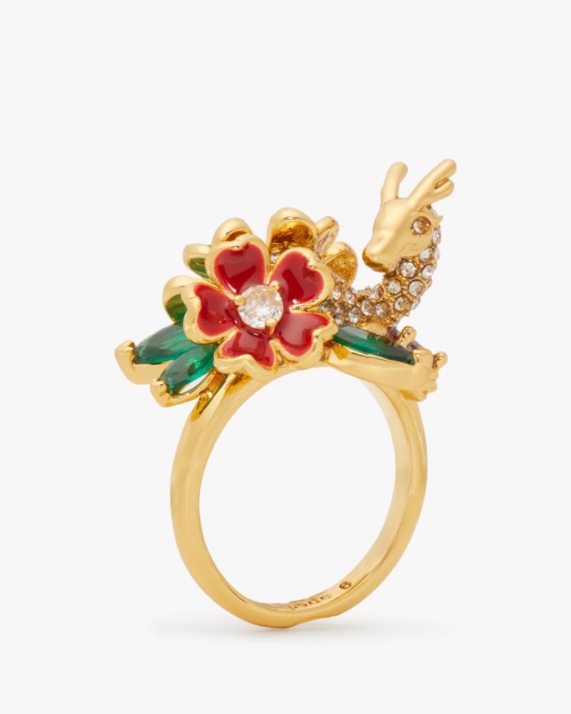 Kate Spade,Lucky Dragon Ring,Multi