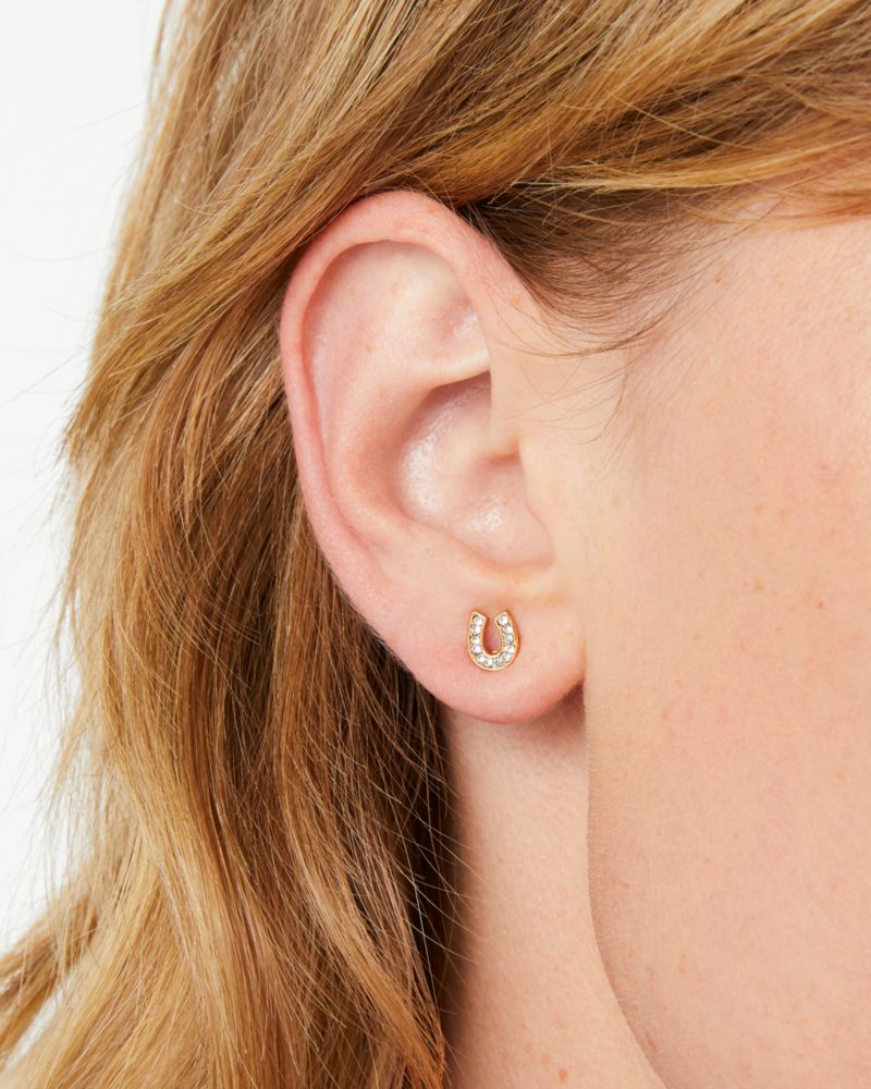 Kate spade store horseshoe earrings