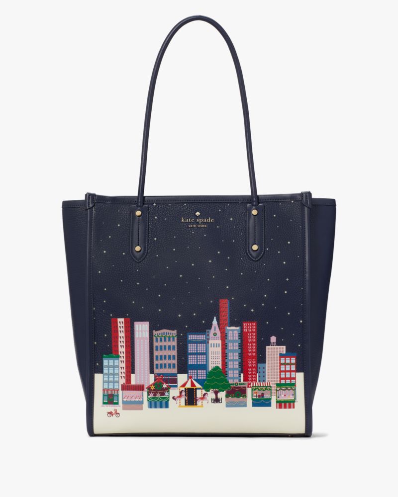 Winter Wonders North South Tote | Kate Spade Outlet