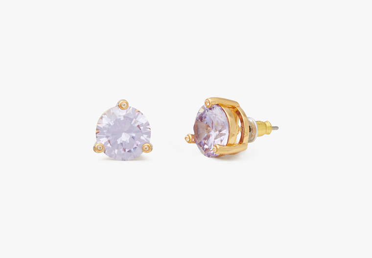Kate Spade,Rise And Shine Studs,Light Amethyst image number 0