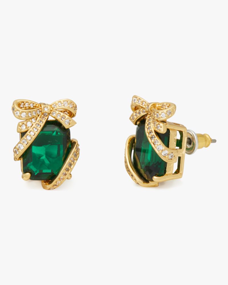 Kate spade green on sale earrings