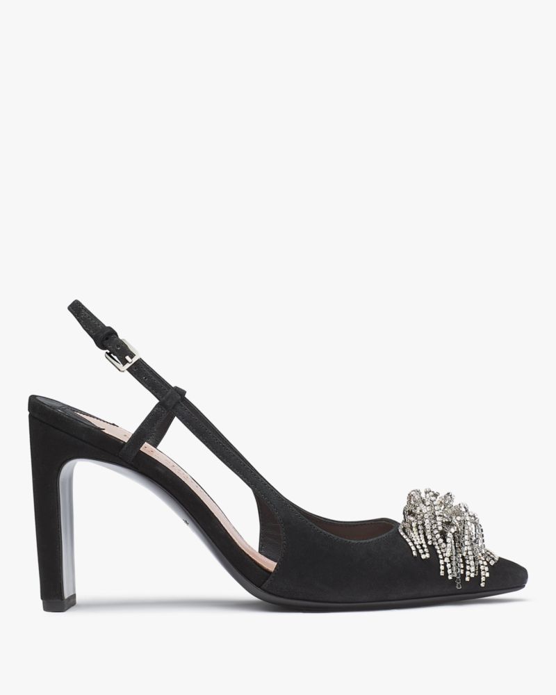 Kate spade on sale black suede pumps