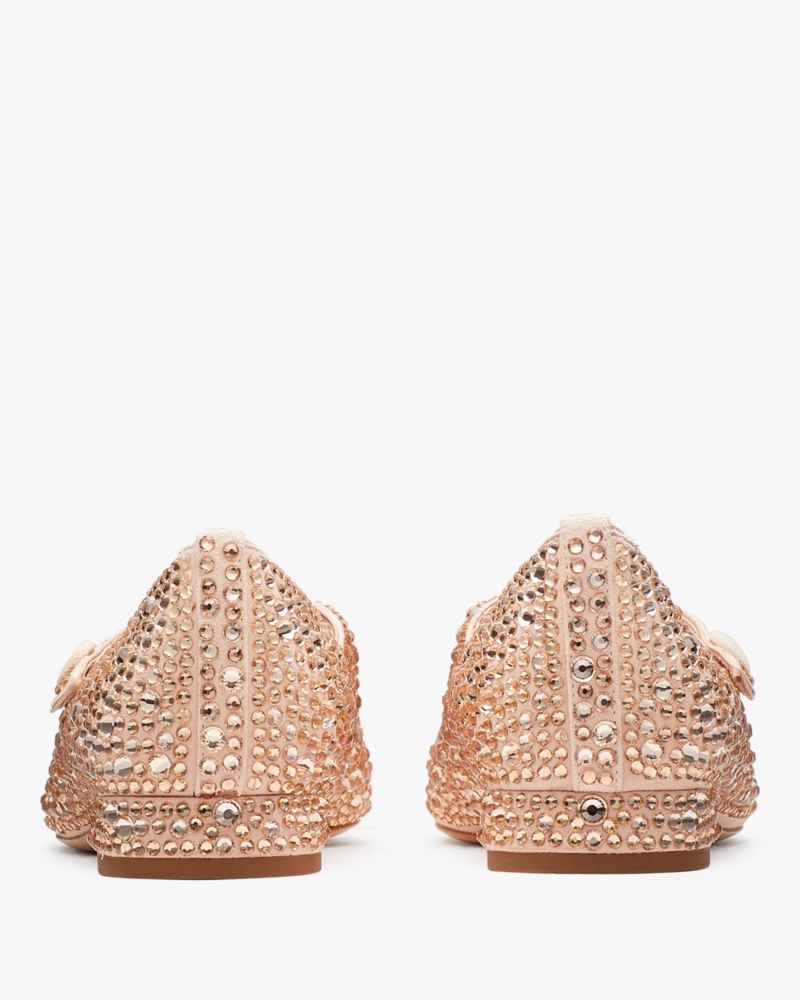 Kate Spade,Maya Crystal Flats,Beige