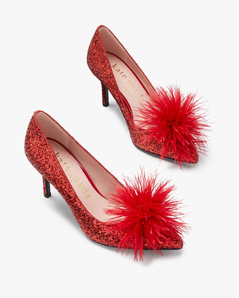 Kate Spade,Marabou Pumps,