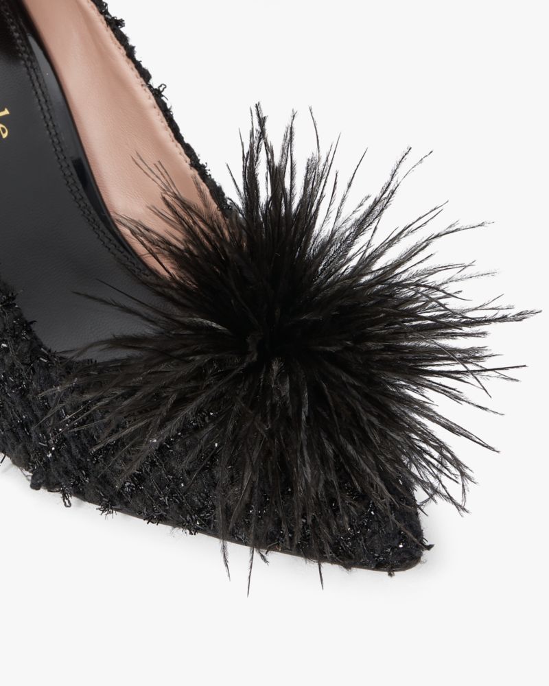 Kate Spade Marabou Pumps. 5