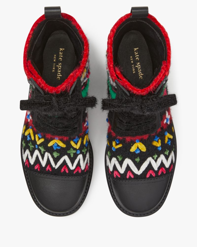 Kate Spade,Winton Apres Booties,Multi Color