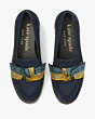 Kate Spade,Leandra Lug Loafers,Blazer Blue/Gold