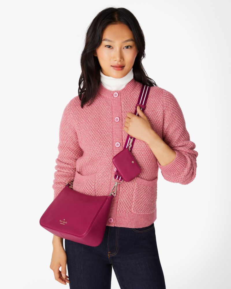 Kate Spade,Rosie Shoulder Bag,Dark Raspberry