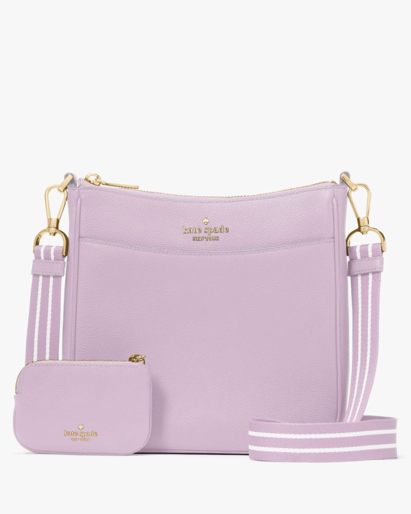 Kate Spade,Rosie North South Medium Swingpack Crossbody,Crossbody,Casual,Lavender