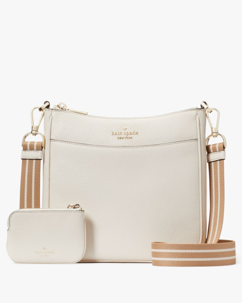 Kate Spade,Rosie North South Medium Swingpack Crossbody,Crossbody,Casual,Cream