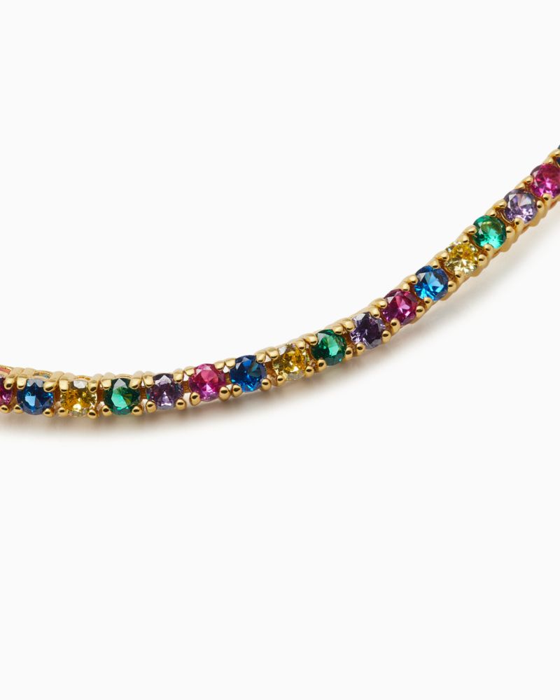 Kate Spade,Like Magic Love Tennis Bracelet,Multi Color