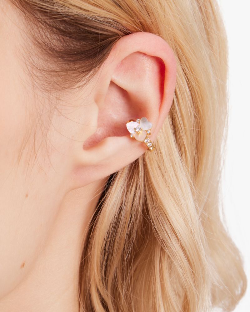 Precious Pansy Ear Cuff