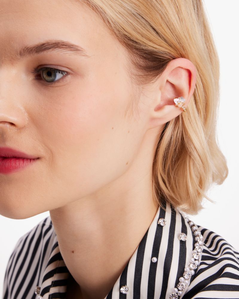 Precious Pansy Ear Cuff