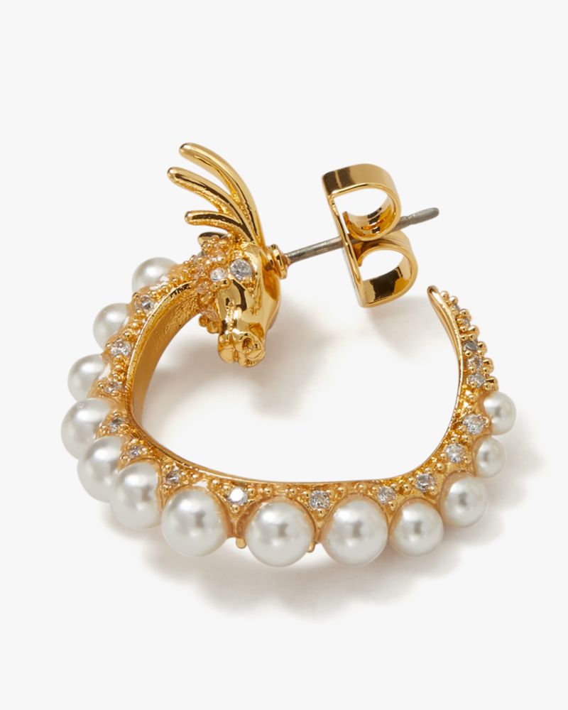 Kate Spade Dazzling Dragon Hoops. 4