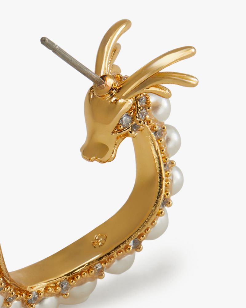 Kate Spade Dazzling Dragon Hoops. 5