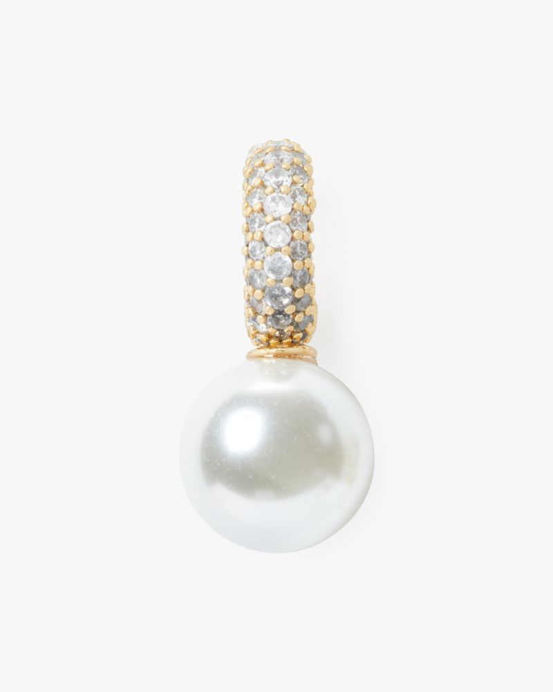 Kate Spade,Showtime Pavé Drop Huggies,