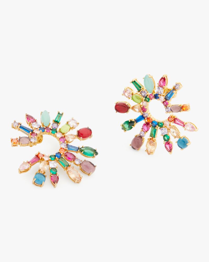 Zirconia Tassel Plum Blossom Earrings - Brilliant Flower Fringe Earrings  for Women, Dangling Earrings Trendy Earrings Jewelry for Women