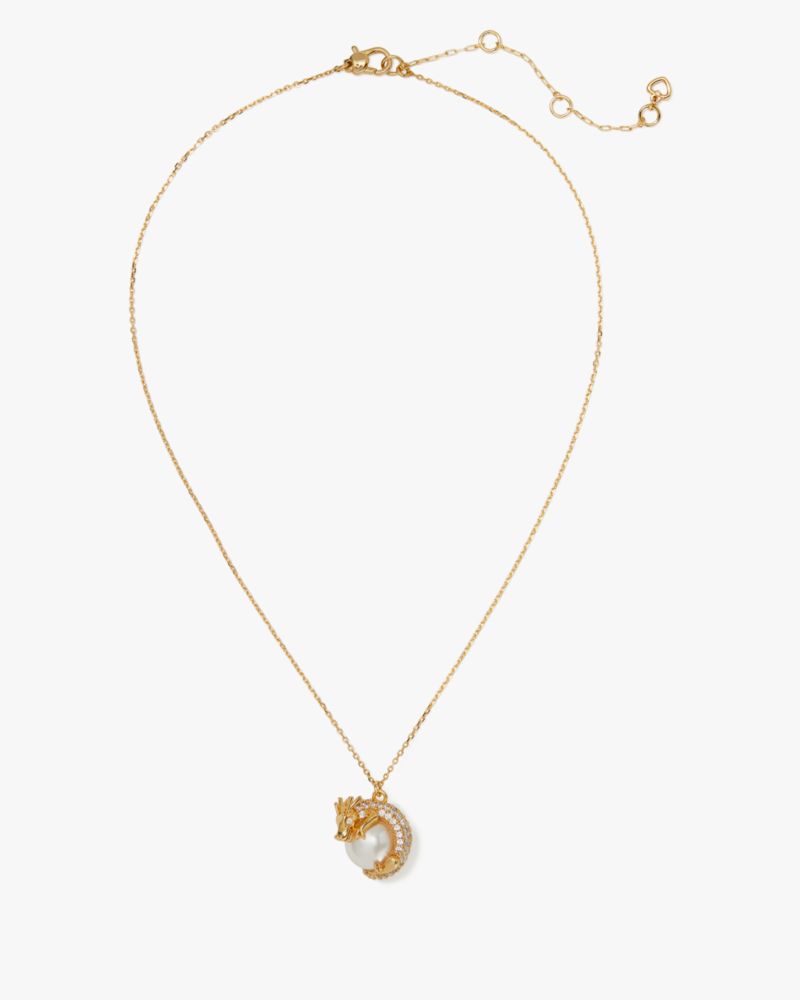 Kate Spade,Dazzling Dragon Pendant,