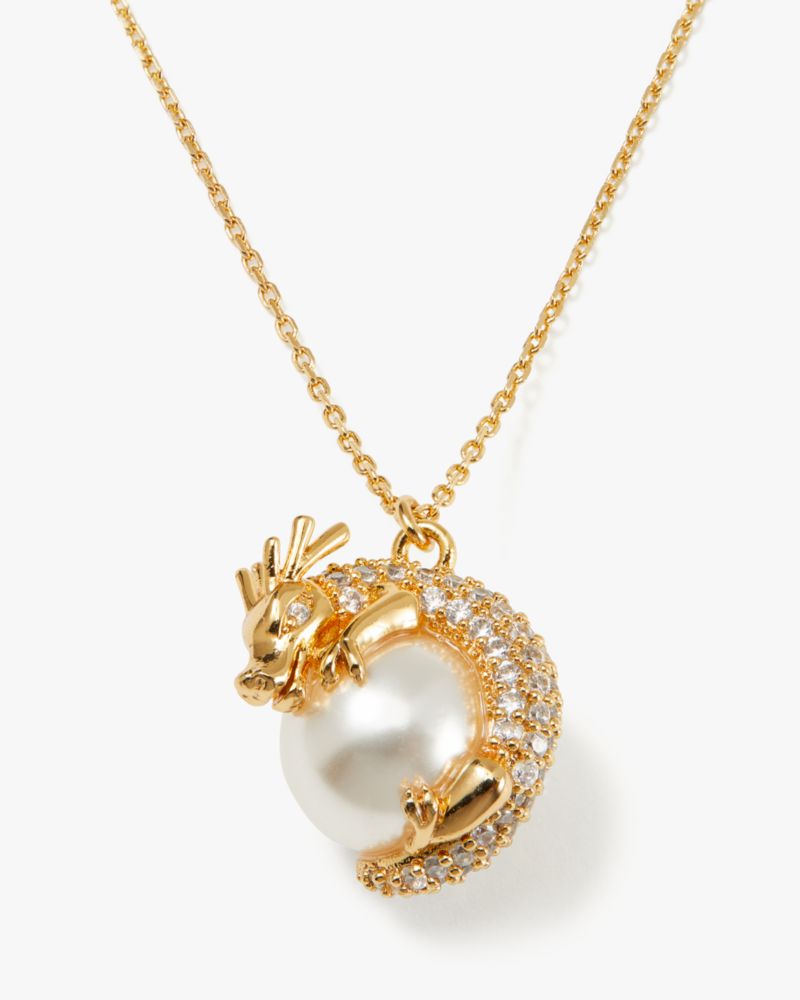 Kate Spade,Dazzling Dragon Pendant,