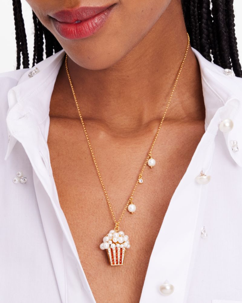 Winter Carnival Popcorn Pendant | Kate Spade New York