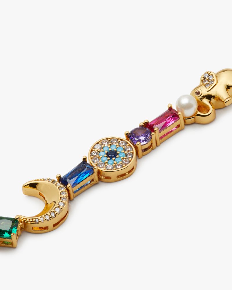 Kate Spade,Like Magic Tennis Charm Bracelet,