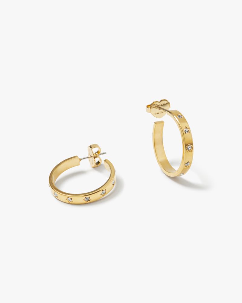 Kate Spade,Set In Stone Star Hoops,