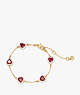 Kate Spade,Sweetheart Line Bracelet,Red Multi