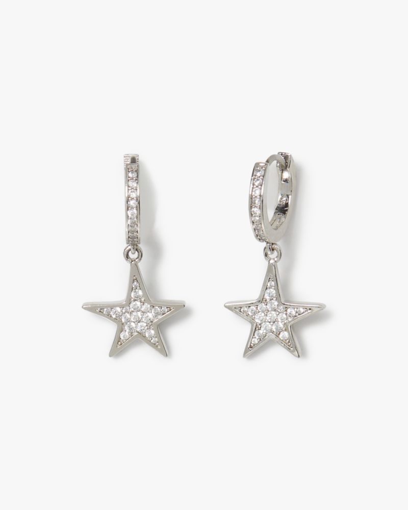 Kate Spade,You're A Star Huggies,Clear/Silver