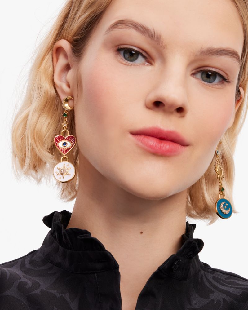 Kate Spade,Like Magic Linear Earrings,Multi