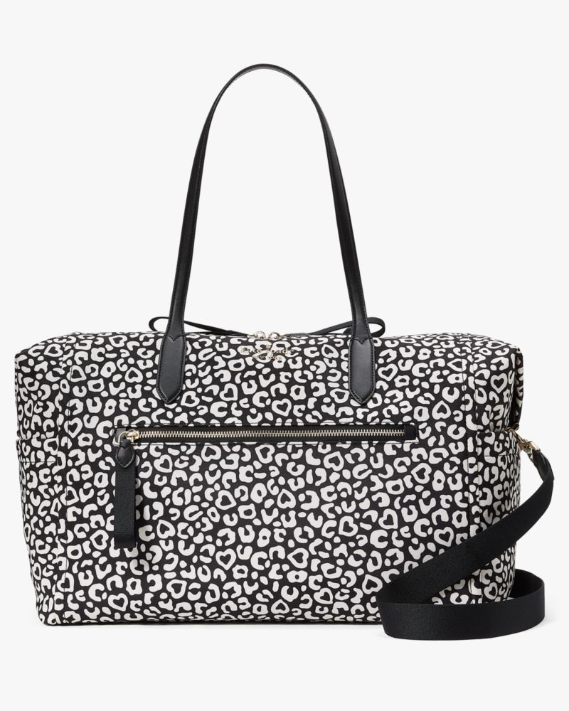 Kate spade black discount and leopard purse