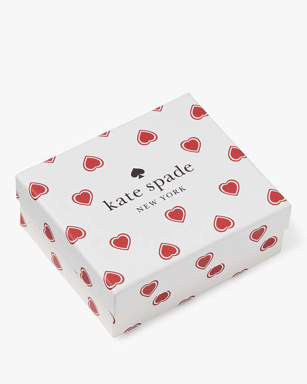 Madison Heartfelt Geo Boxed Small Slim Card Holder | Kate Spade Outlet
