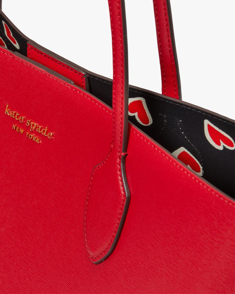 Kate spade best sale red tote bag