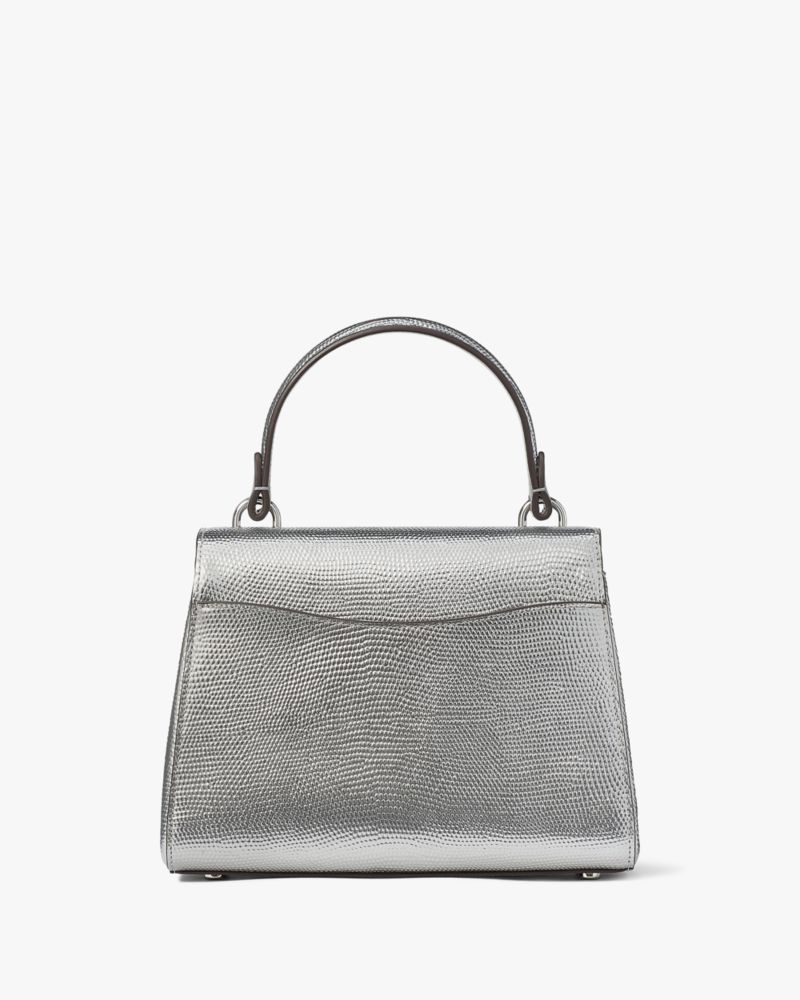 Katy Lizard-embossed Small Top-handle Bag