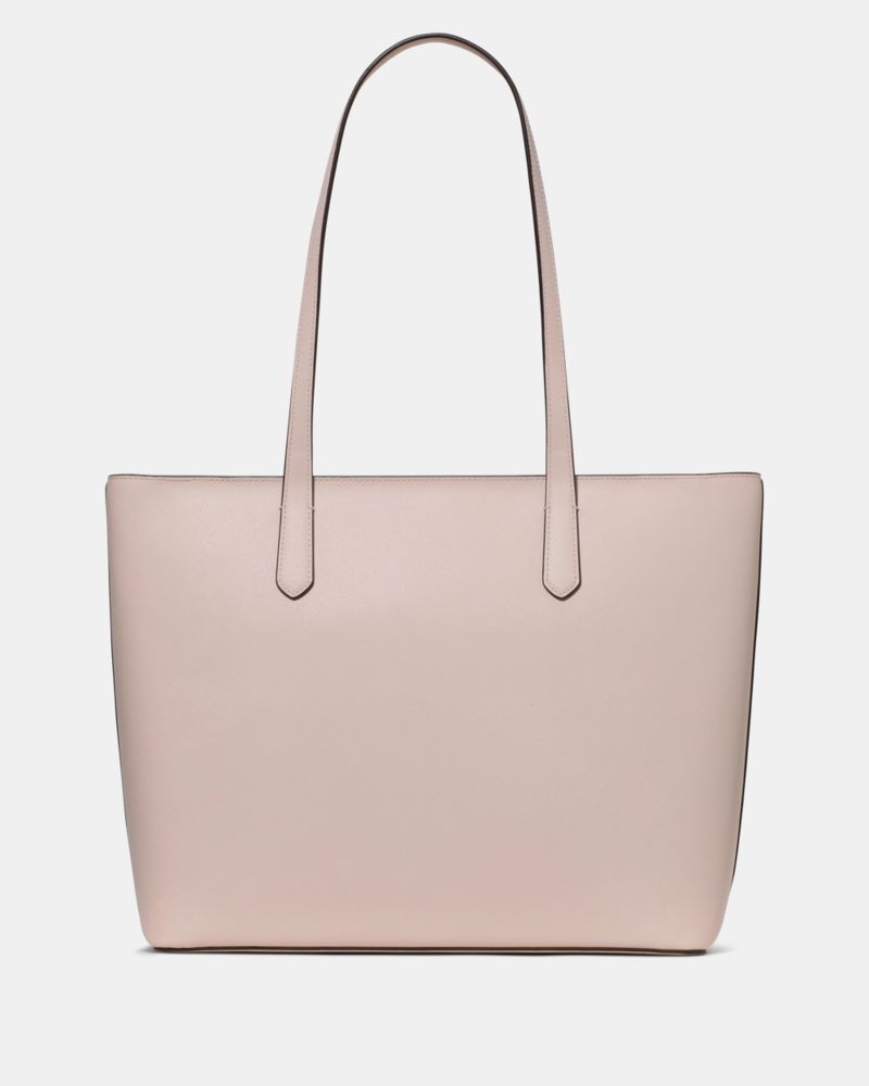 Kate Spade,Staci Large Tote Set,Tote,Pouch,PVC,Logo,Metal,Lined,Casual,Pink