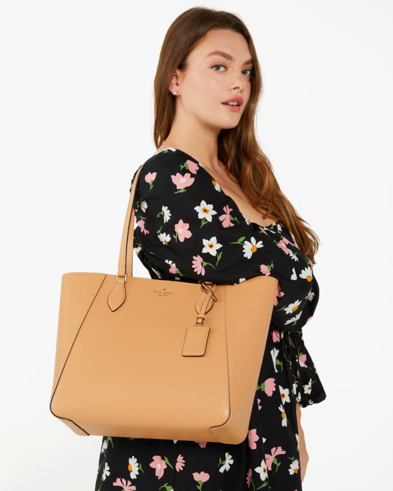 Kate Spade,Poppy Tote,Tiramisu Mousse