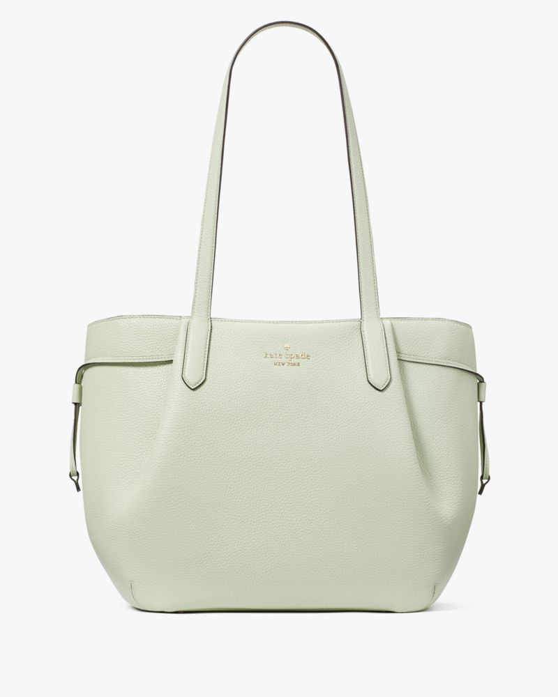 Kate Spade,Dumpling Tote,Light Olive