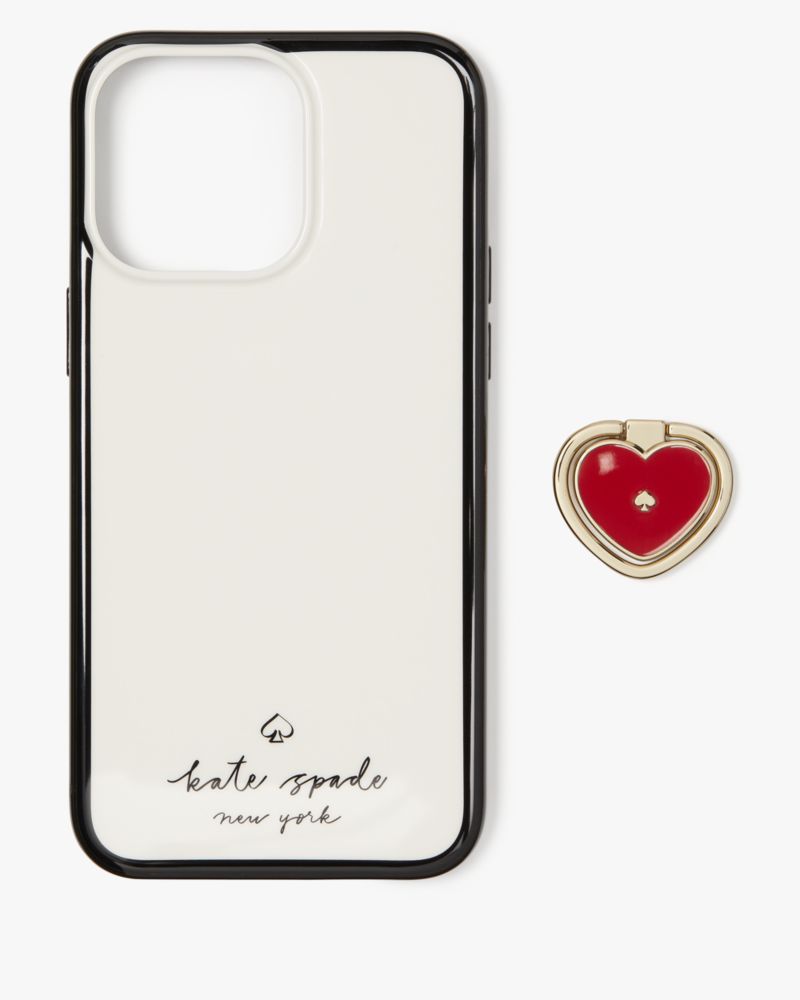 Heart Stability Ring And Case I Phone 15 Pro Max Kate Spade Outlet