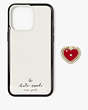 Kate Spade,Heart Stability Ring and Case iPhone 15 Pro Max,