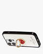 Kate Spade,Heart Stability Ring and Case iPhone 15 Pro,Multi