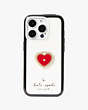 Kate Spade,Heart Stability Ring and Case iPhone 15 Pro,