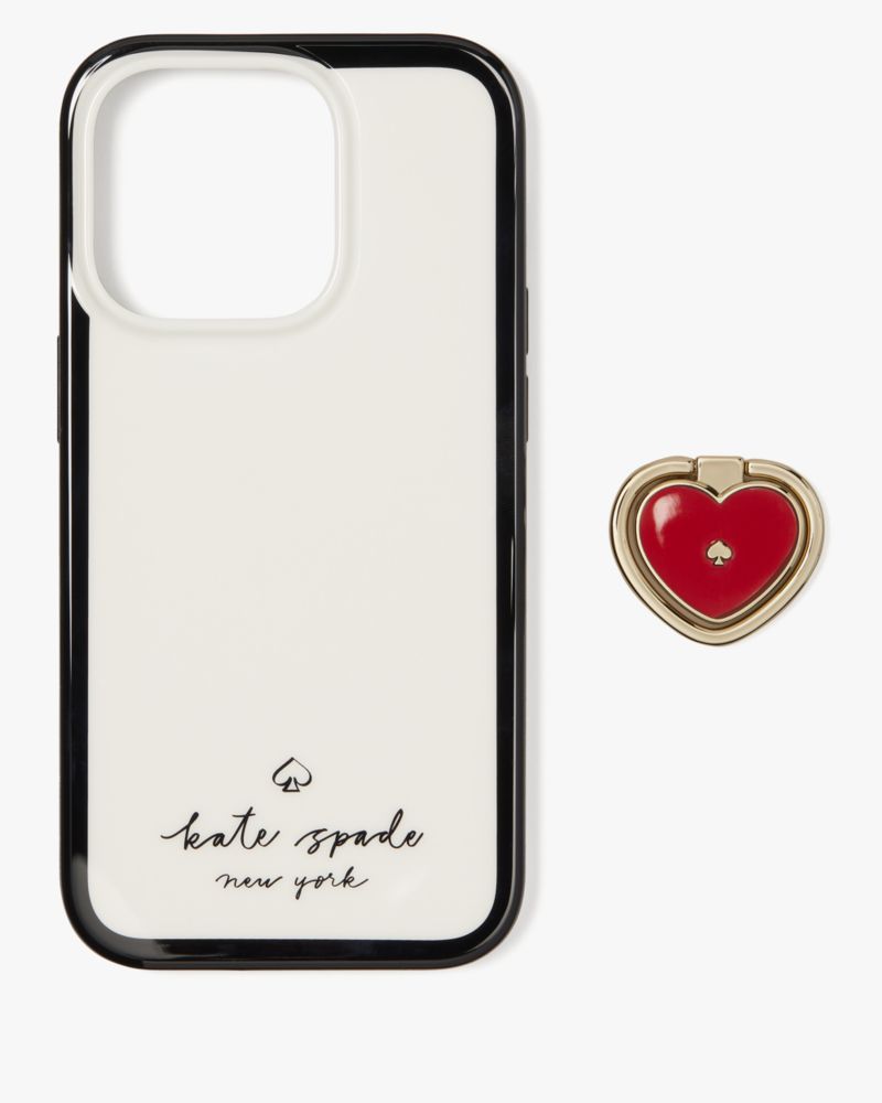 Heart Stability Ring And Case I Phone 14 Pro Max | Kate Spade Outlet