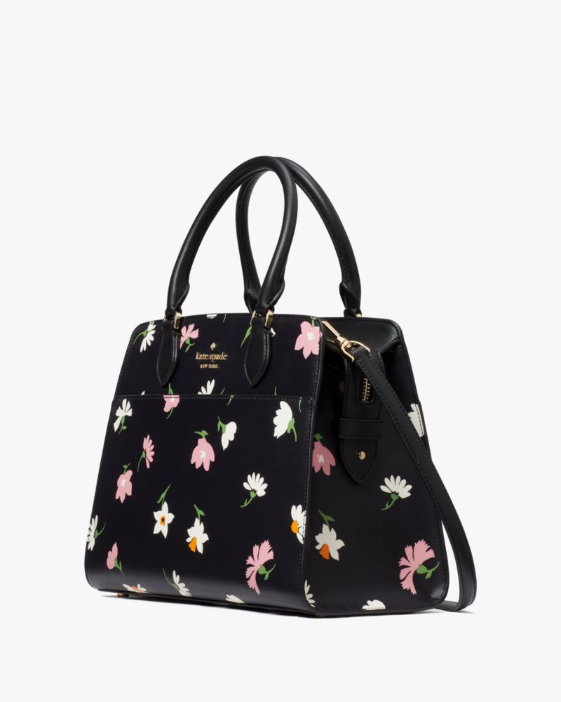Madison Floral Waltz Medium Satchel | Kate Spade Outlet