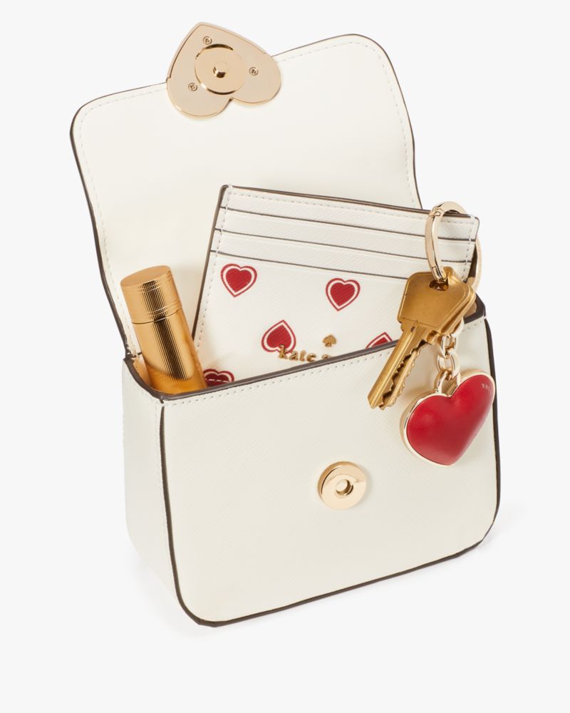 Heart Hardware Micro Flap Crossbody | Kate Spade Outlet