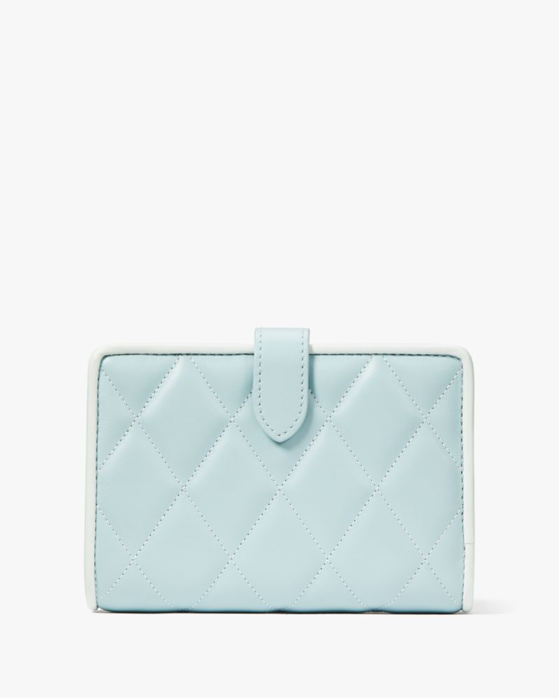 Carey Colorblock Medium Compact Bifold Wallet | Kate Spade Outlet