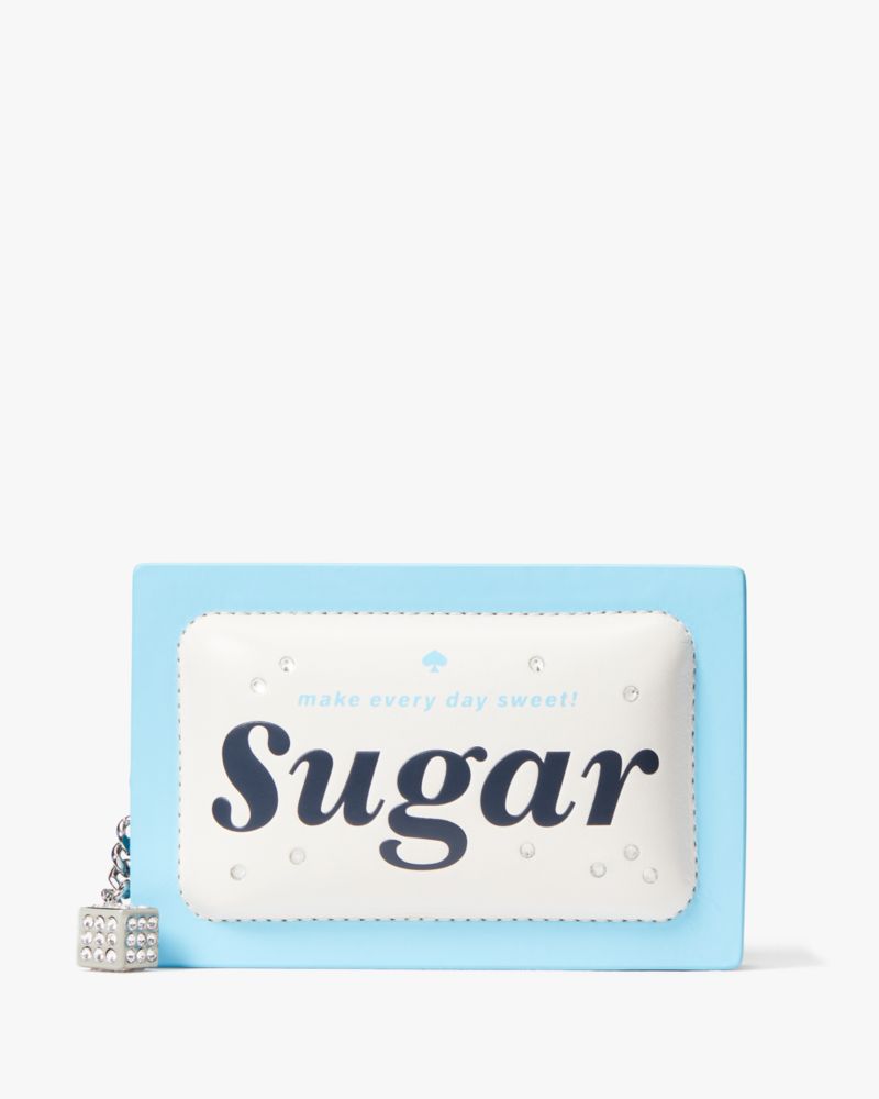 Kate Spade,Coffee Break 3D Sugar Packet Small Card Holder,