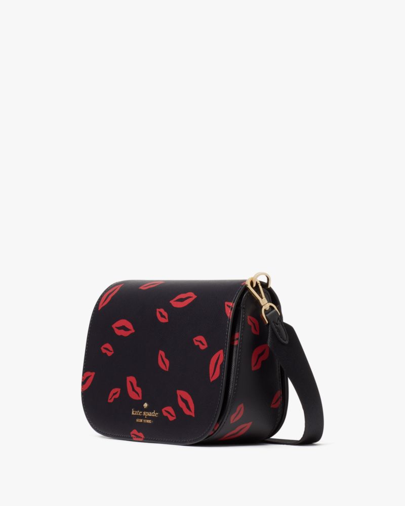 Kate Spade,Madison Lip Toss Saddle Bag,