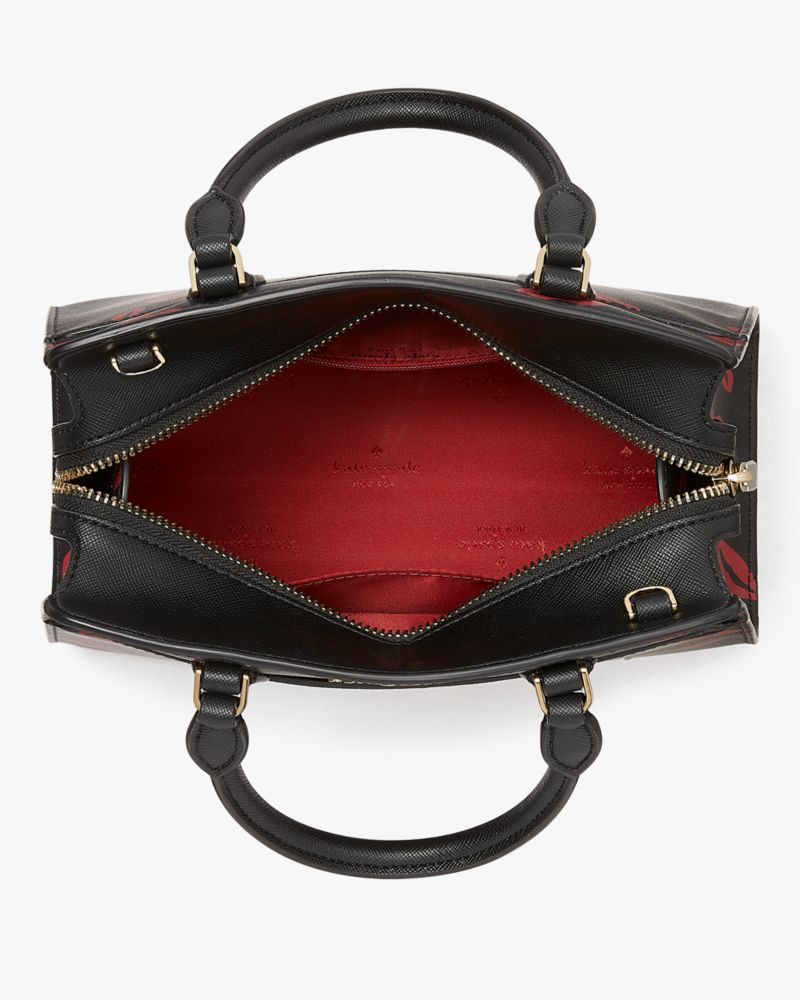 Kate Spade,Madison Lip Toss Small Satchel,Black
