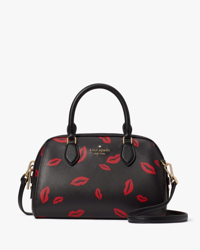 Kate Spade Madison Reisetasche zum Umhängen mit Lippenmotiv